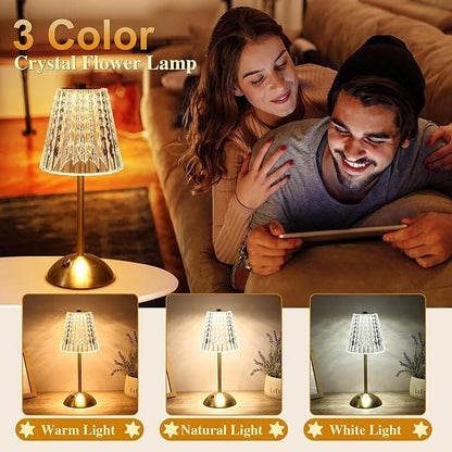 Cordless Crystal Table Lamp - DMC Wholesale