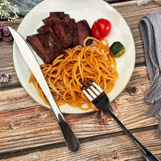 Stainless Steel Steak Knife Set (6 pcs) - DMC Wholesale