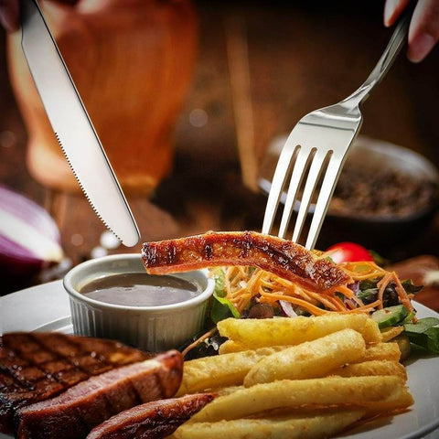 Stainless Steel Dinner Fork Set (6 pcs) - Alt View