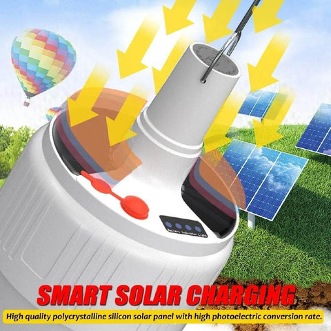 Solar Emergency Lamp (White) - Alt View