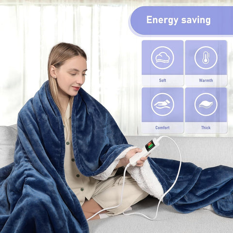 Heated Blanket With Auto Shut Off (80x150cm) - Alt View
