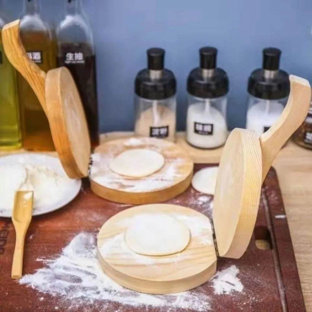 Wooden Dumpling Presser - DMC Wholesale