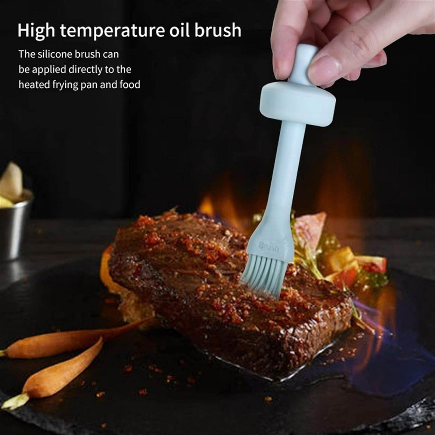 2in1 Oil Dispenser Bottle With Brush - DMC Wholesale