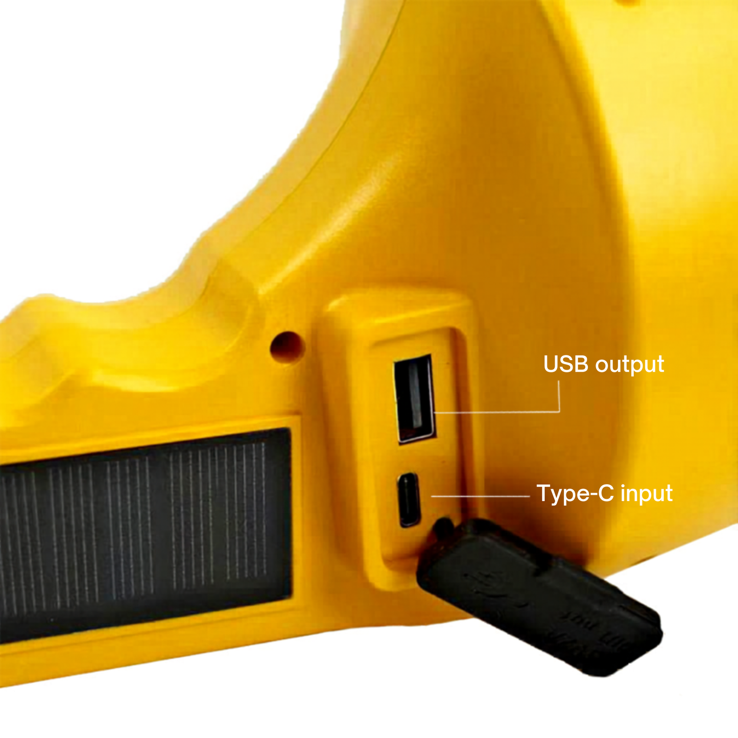 High Lumen Super Bright Solar Emergency Flashlight