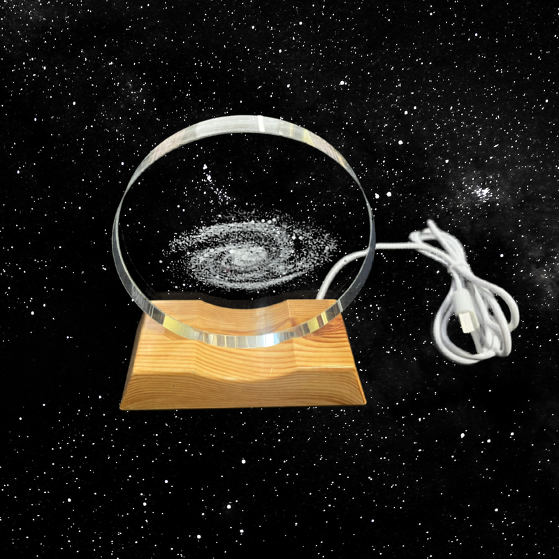 3D Creative Space-Inspired Elegance Visualisation Lamp