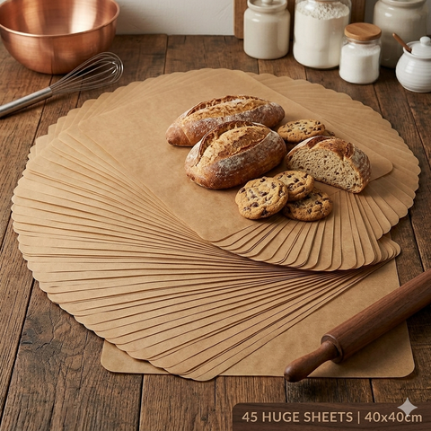 Non Stick Baking Parchment Paper (45 pcs) - Alt View