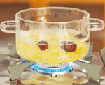 Clear Heat-Resistant Glass Simmer Pot (2.6L)