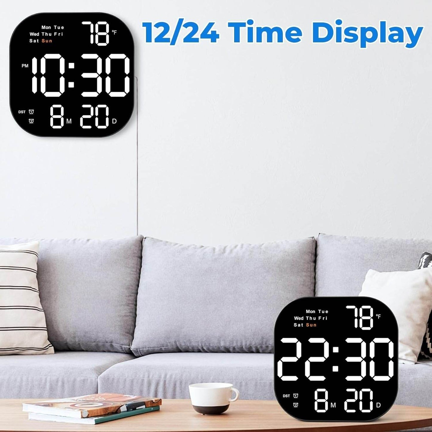 Digital Alarm Clock (18cm) - DMC Wholesale