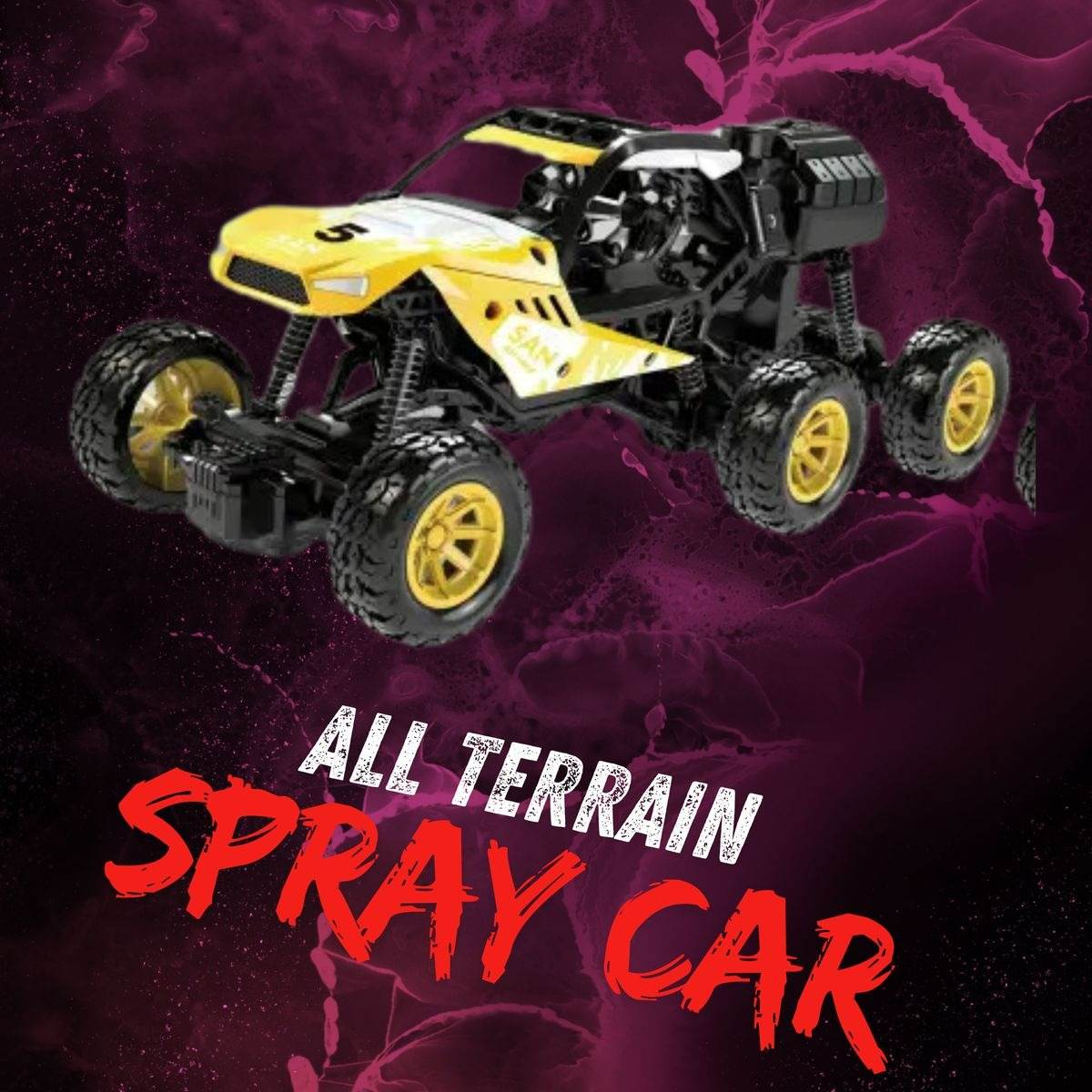 Six Wheel Cross Country Spray Car - DMC Wholesale