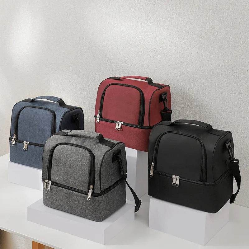 Large Capacity Square Lunch Bags (Red Only)