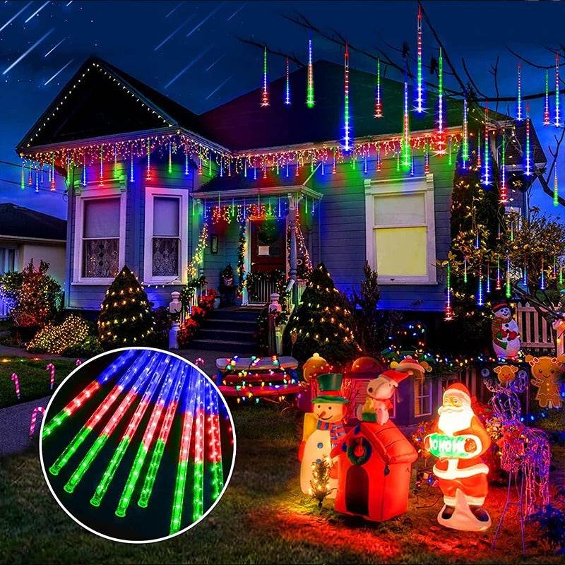 LED Solar Meteor Shower Lights - DMC Wholesale