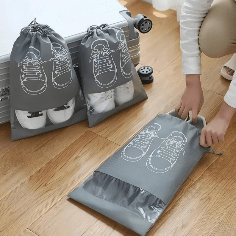 Travel Shoe Bag Combo (6 pcs) - DMC Wholesale