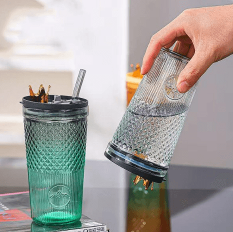 Golden Crown Glass Tumbler (600ml)(Each) - Alt View