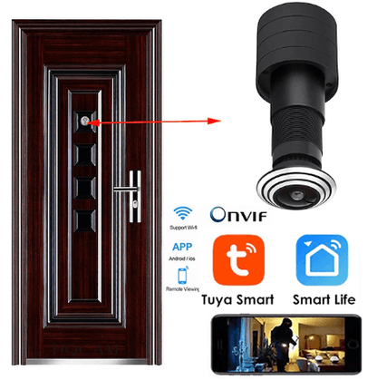 Mini Wifi Door Eye Hole IP Security Camera - DMC Wholesale