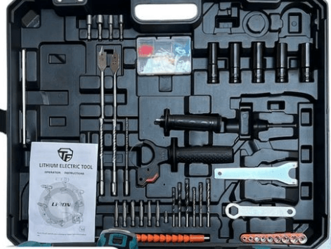 Generic Power Tool Kit Set (68V)(2 Batteries) - Alt View