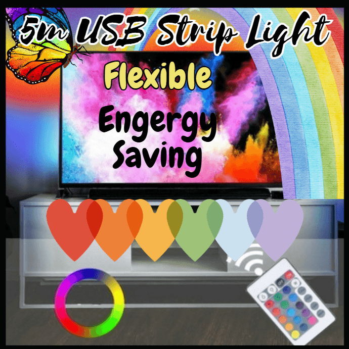 LED Neon Flex Stip Light (RGB)(5m) - DMC Wholesale