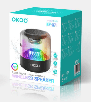 Mini Portable Wireless Bluetooth Speaker with Light - DMC Wholesale