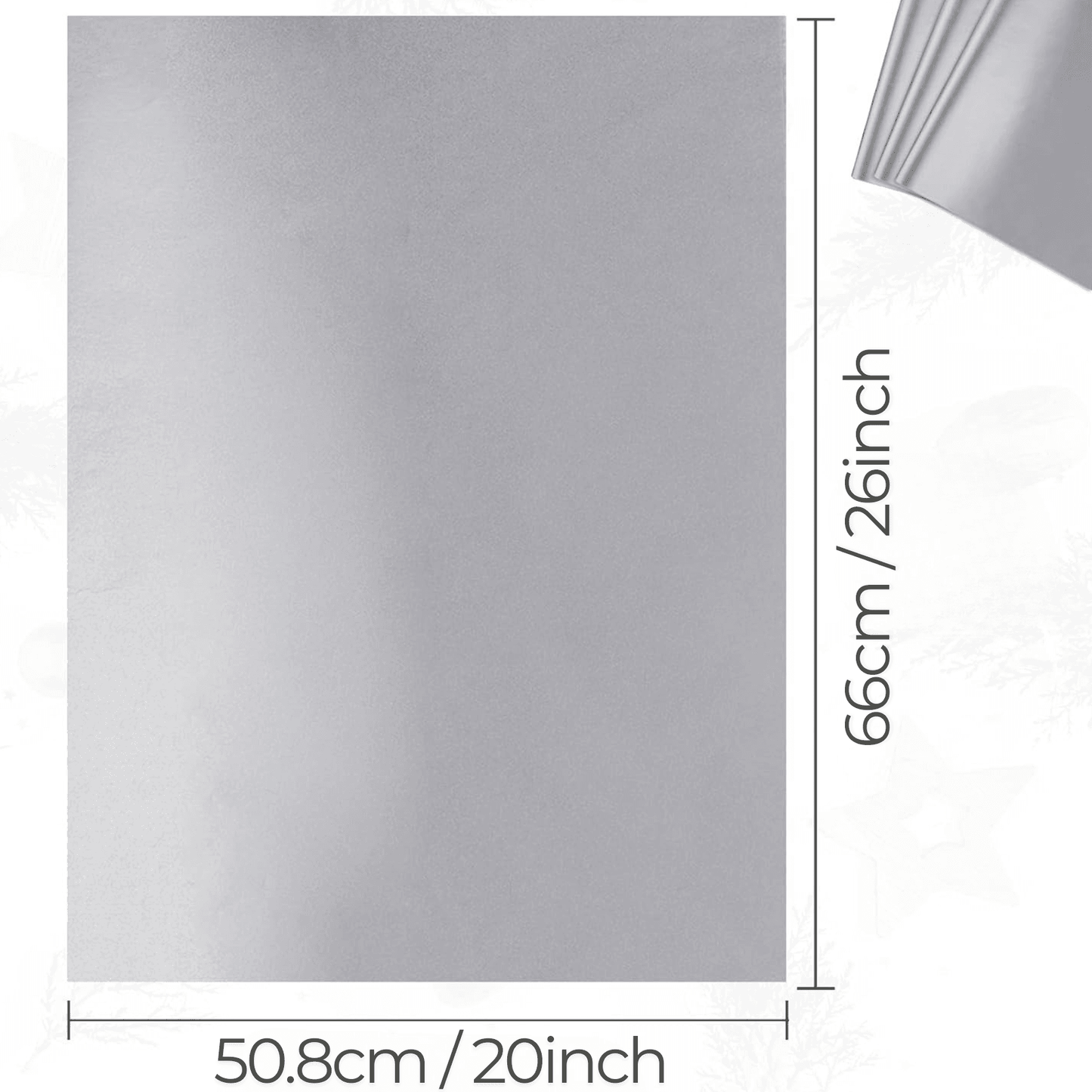 Tissue Gift Wrap (Silver)(10 pcs) - DMC Wholesale