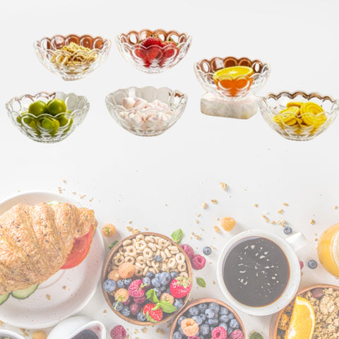  Glass Bowl Set (400ml)(6 pcs)