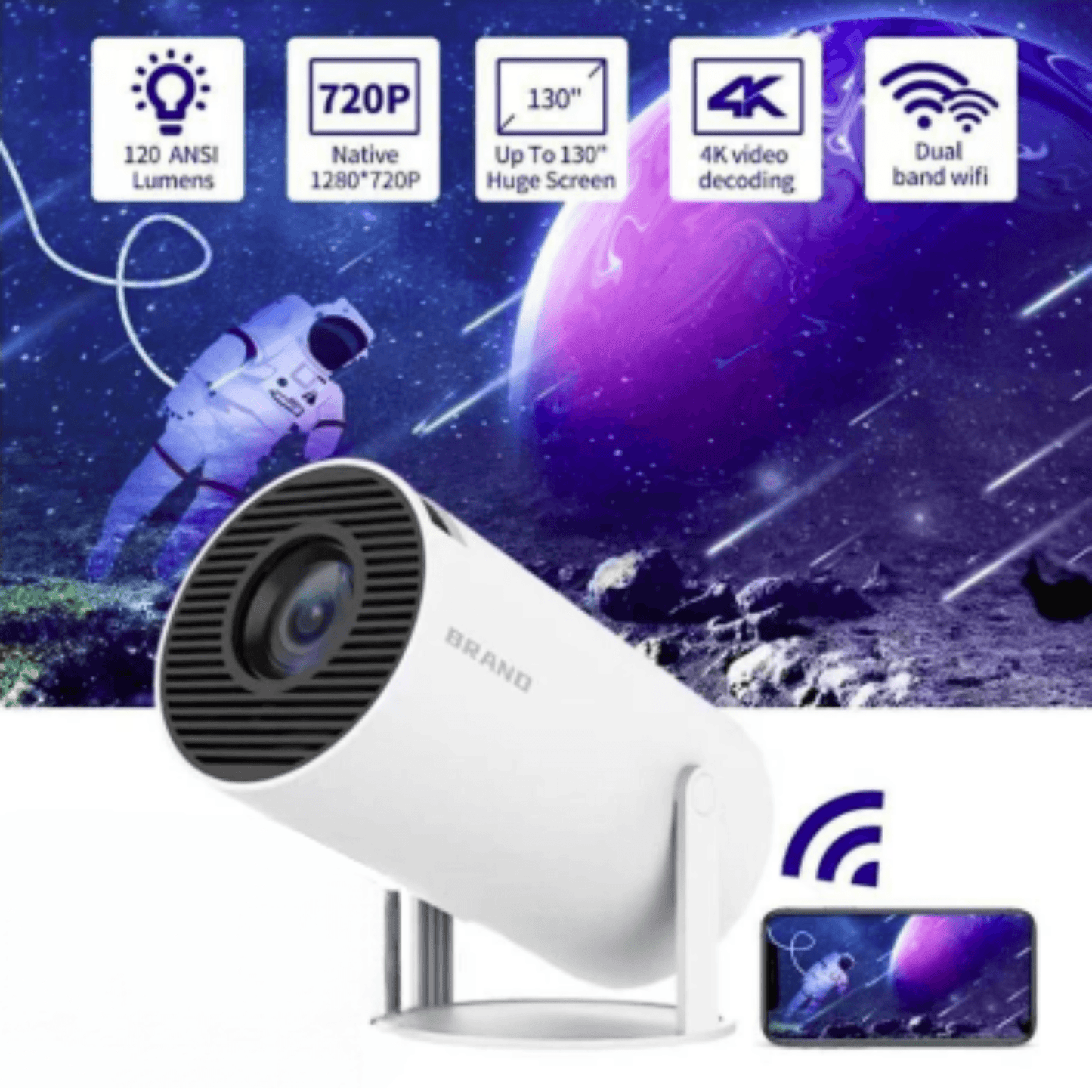4K Smart Projector - DMC Wholesale