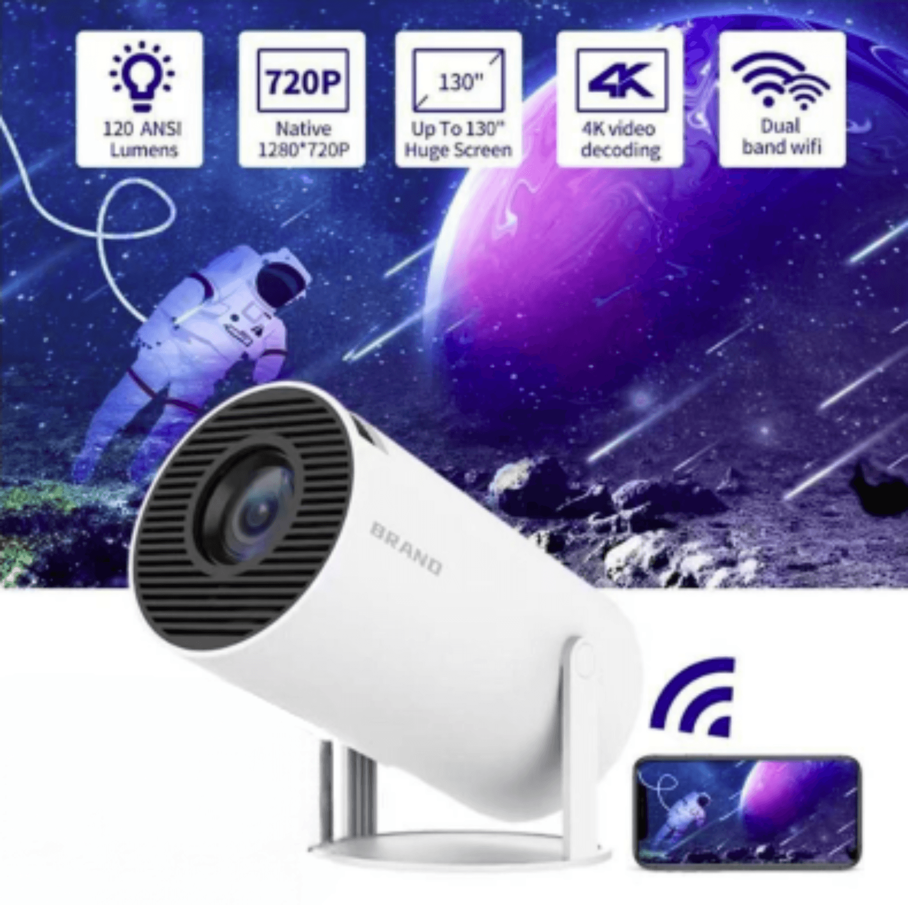 4K Smart Projector - DMC Wholesale