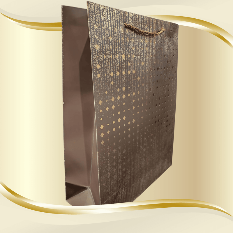 Large Radiant Keepsake Gift Bag (Rich Brown)