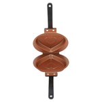 Easy To Flip Heart Pan