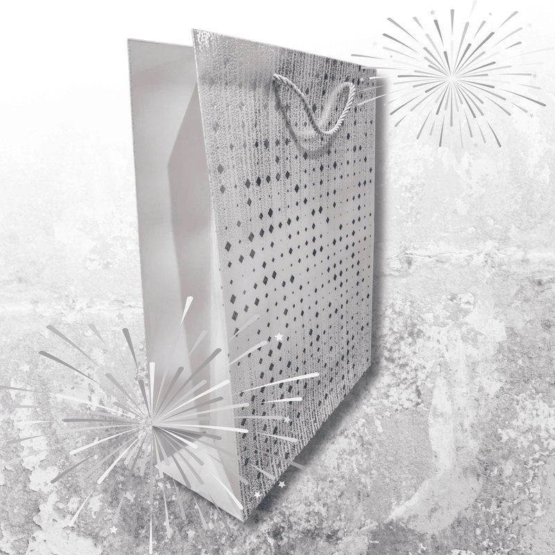Large Radiant Keepsake Gift Bag (Grey)