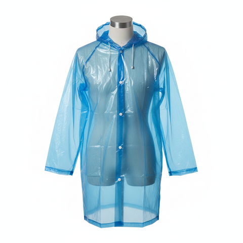 Lightweight Travel Raincoat (Budget-Friendly Protection) - Alt View