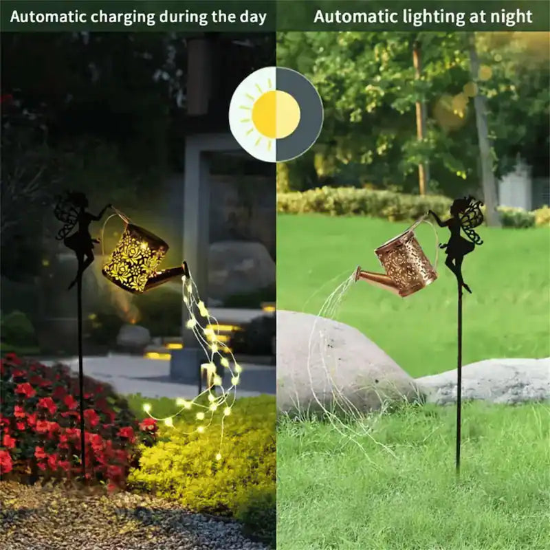 Fairy Solar Watering Can Light