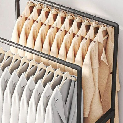 Household Coat Rack on Wheels (Black)