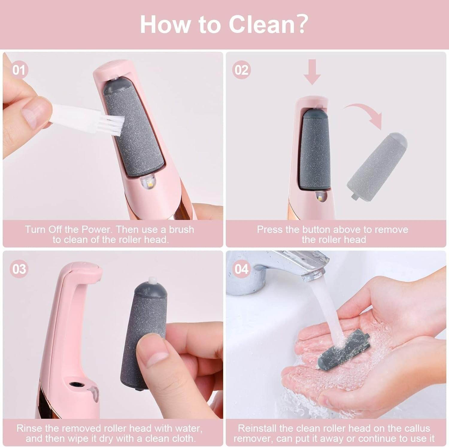 Electric Pedicure Foot File And Callus Remover - DMC Wholesale