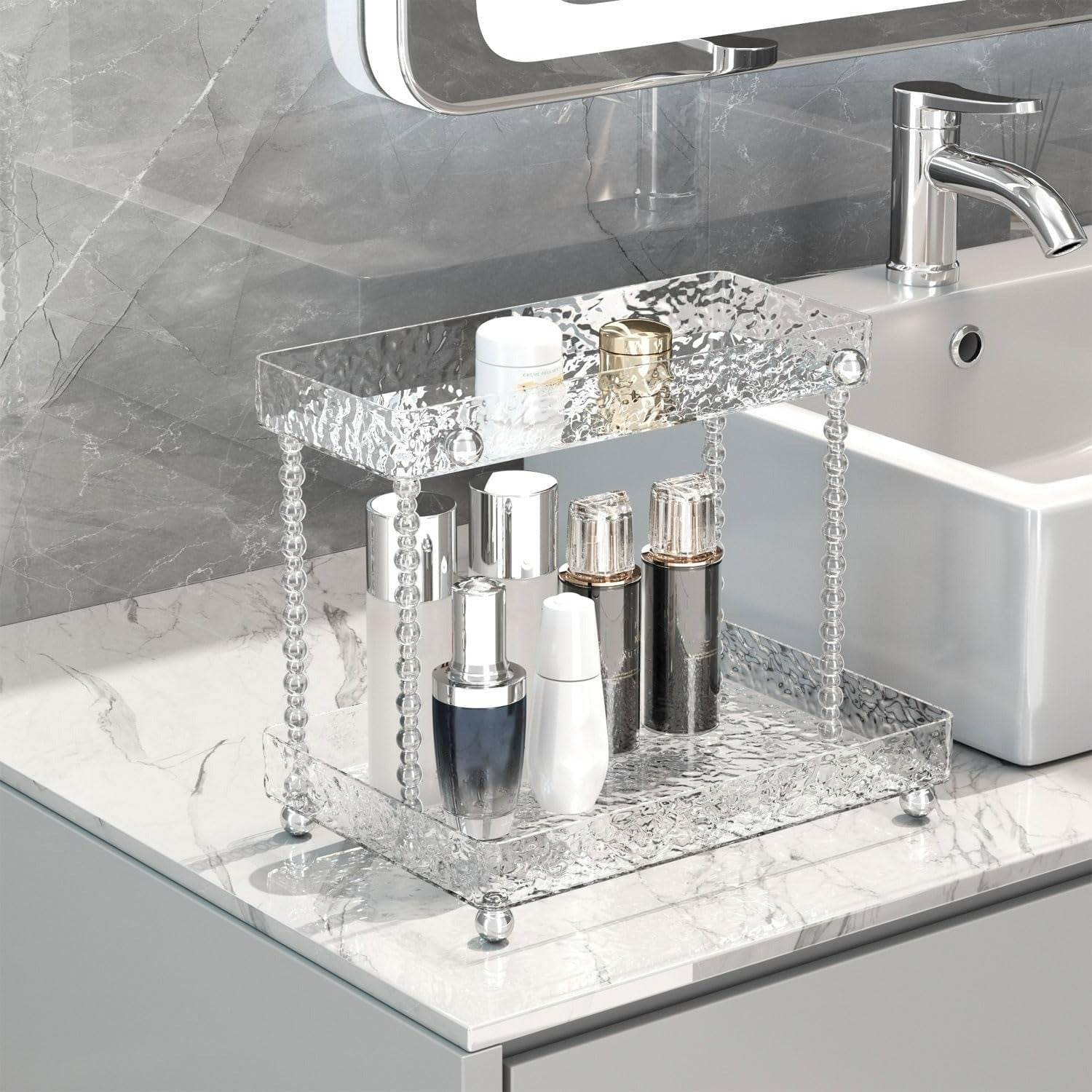 Bathroom Make-Up Organiser (2 Tier) - DMC Wholesale