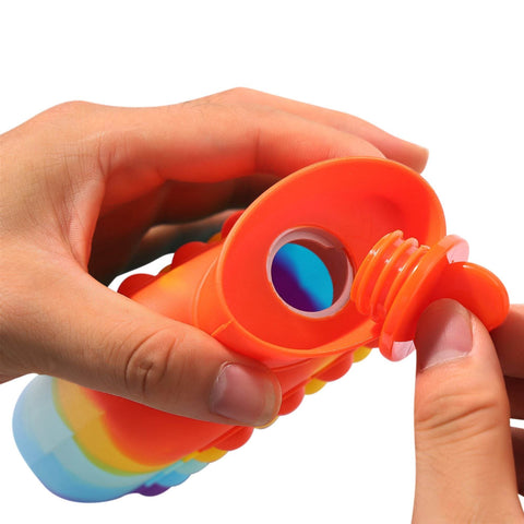 Hot And Cold Compress Water Bottle Pop-It Bag  (500ml)(Rainbow)
