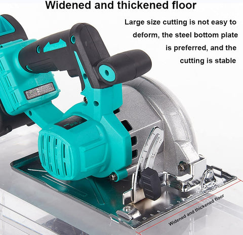 Cordless Electric Circular Saw - Alt View
