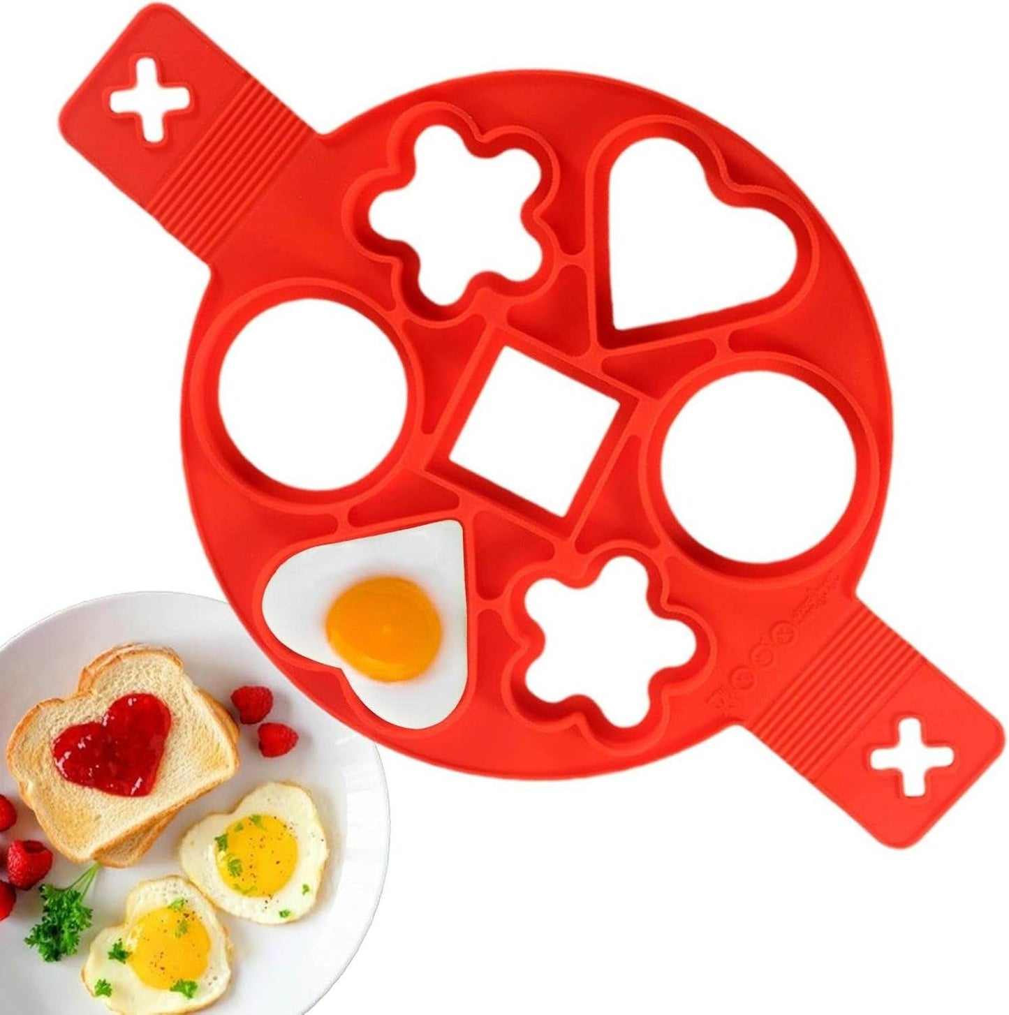 Silicone Flapjack And Egg Mold (Shapes) - DMC Wholesale