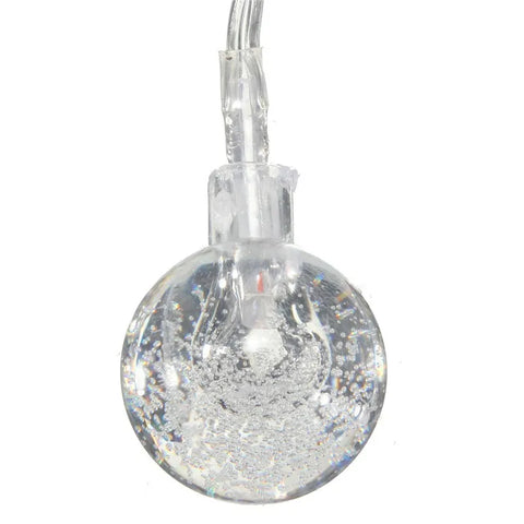 Battery Operated Tiny Balls String Lights (20L)(3M)(Yellow) - Alt View