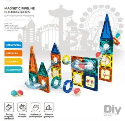Magnetic Building Blocks (168 pcs) - DMC Wholesale