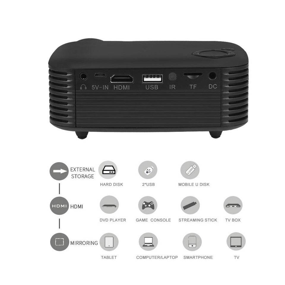 A2000 Portable Projector - DMC Wholesale