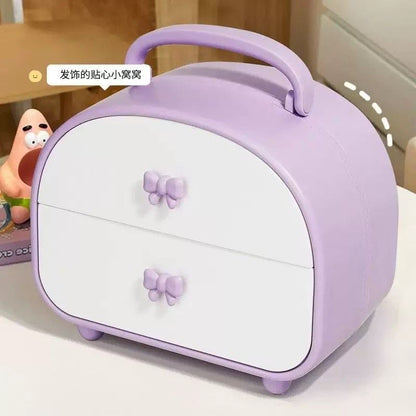 Mini Suitcase Storage Box (2 Tier)
