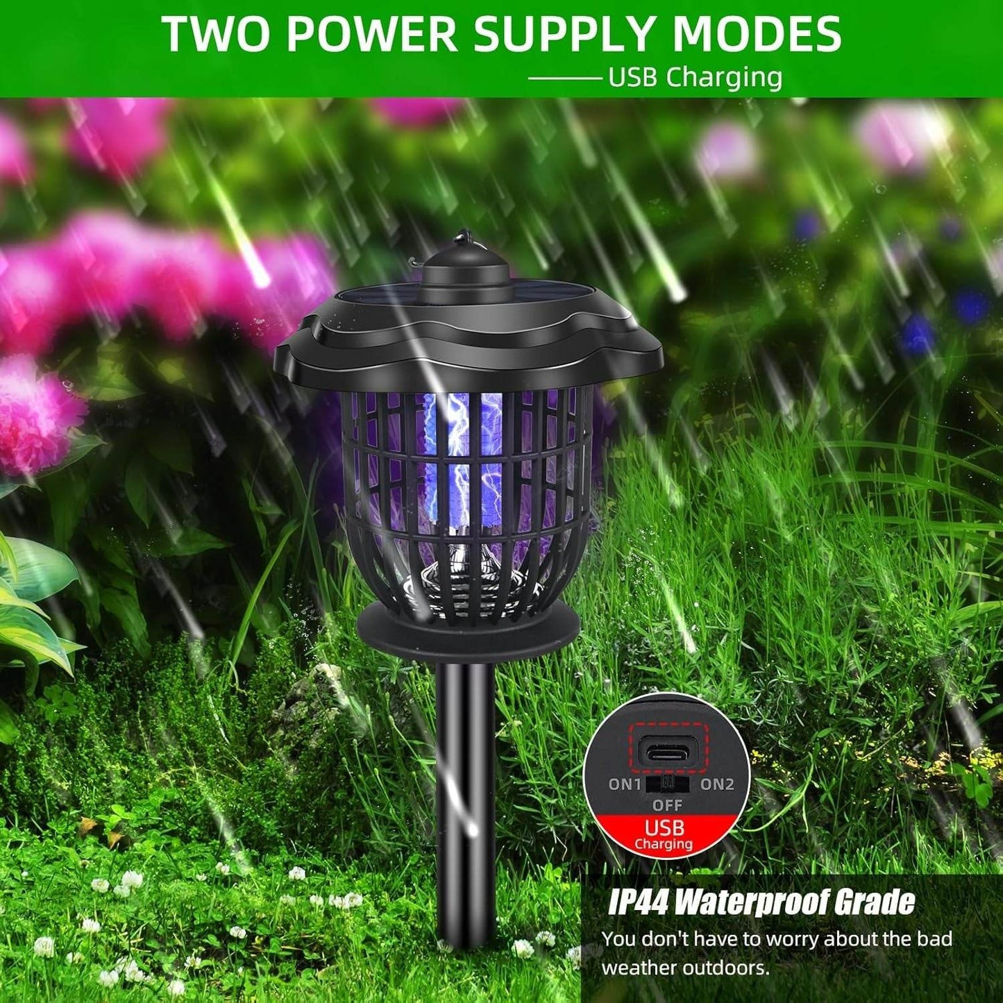 Garden Pathway Solar Mosquito Lamp (Each) - DMC Wholesale