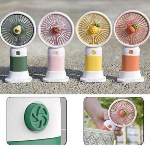 Rechargeable Compact Handheld Fan - Alt View