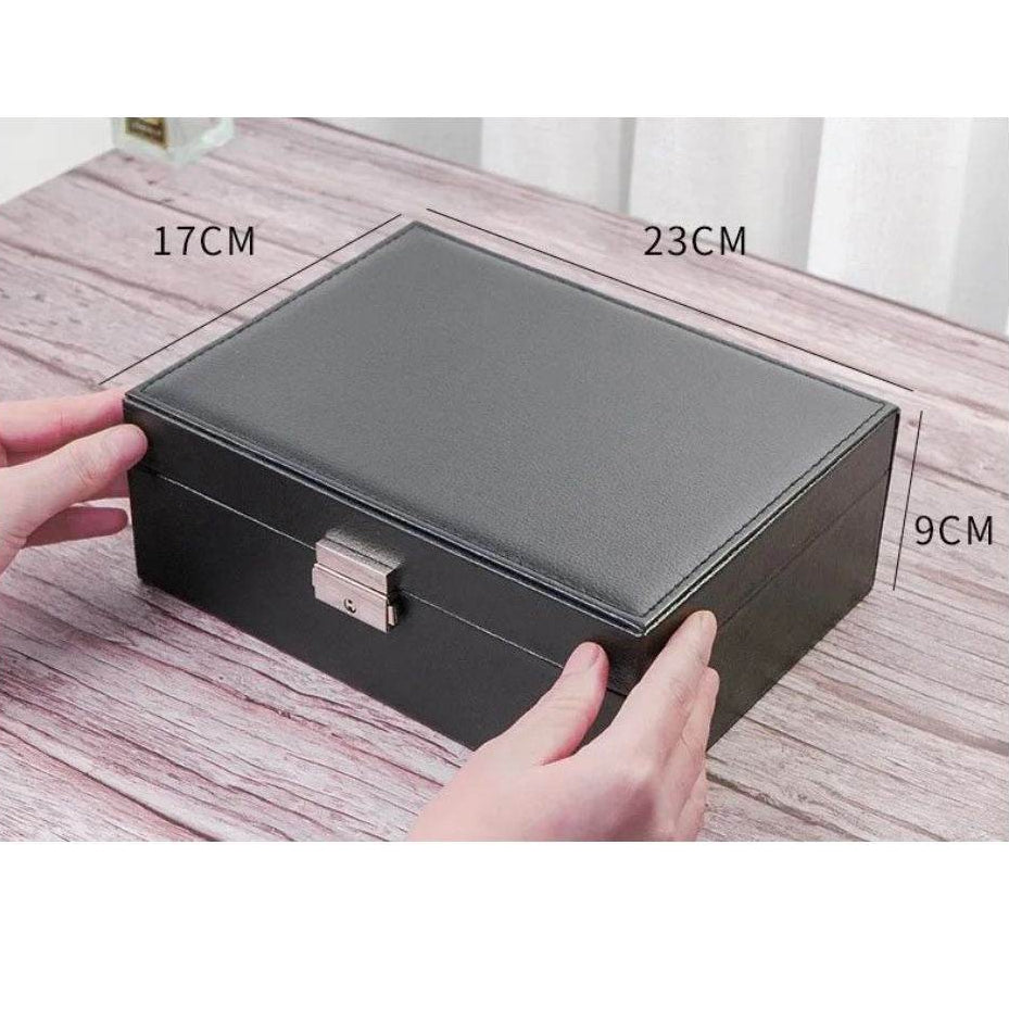 Compact Double Layer Jewelry Storage Organizer - DMC Wholesale