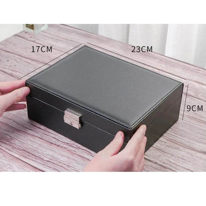 Compact Double Layer Jewelry Storage Organizer - DMC Wholesale