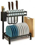 Kitchen Organiser Metal Shelf (40cm)(2 Tier)