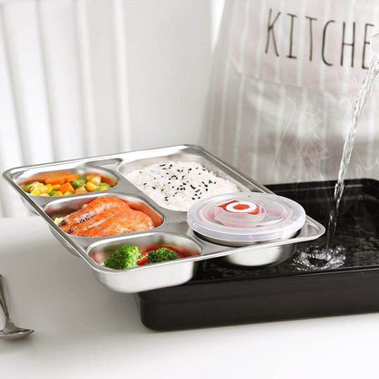 Stainless Steel Lunch Box (5 Compartment) - DMC Wholesale