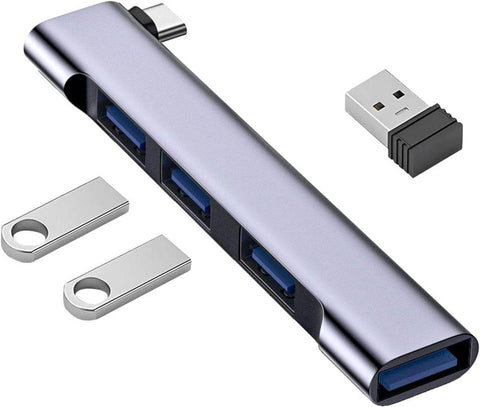 4in1 USB C Hub With 4 USB Ports - Alt View
