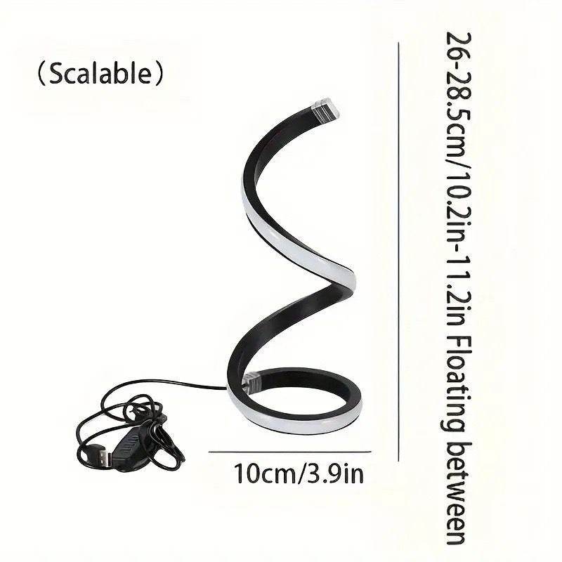 Dimmable Spiral LED Table Lamp - DMC Wholesale