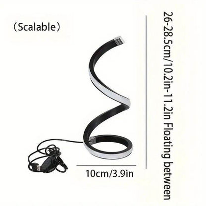 Dimmable Spiral LED Table Lamp - DMC Wholesale