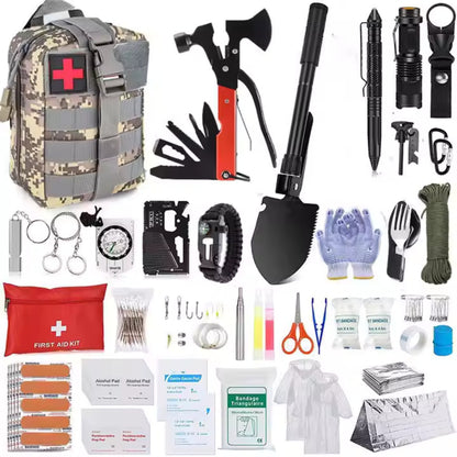 Emergency Survival Kit with First Aid